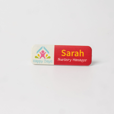 Picture of ESSENTIAL NAME BADGE - SLIM RECTANGULAR - SAFETY PIN