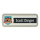 Picture of ECO RECYCLED SLIM RECTANGULAR SELECT NAME BADGE