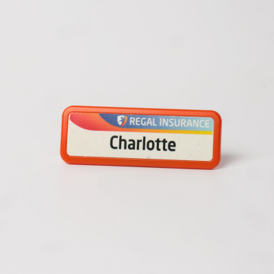 Picture of SELECT NAME BADGE - SLIM RECTANGULAR - SAFETY PIN
