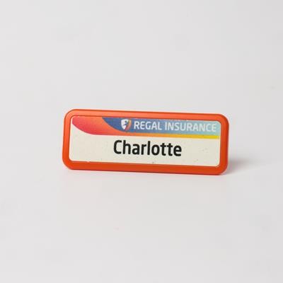 Picture of ALWAYS RECYCLED SELECT NAME BADGE – SLIM RECTANGULAR