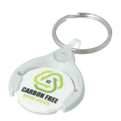 Picture of £1 POP COIN LITE KEYRING.
