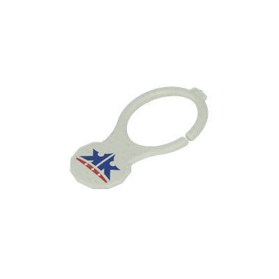 Picture of BIODEGRADABLE RHIPS B TROLLEY COIN CLIP KEYRING