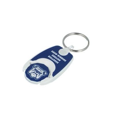 Picture of RECYCLED POP COIN TROLLEY KEYRING