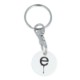 Picture of ECO RECYCLED ROUND £1 TROLLEY COIN KEYRING