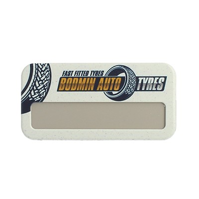 Picture of ECO RECYCLED REUSABLE NAME BADGE LOW WINDOW