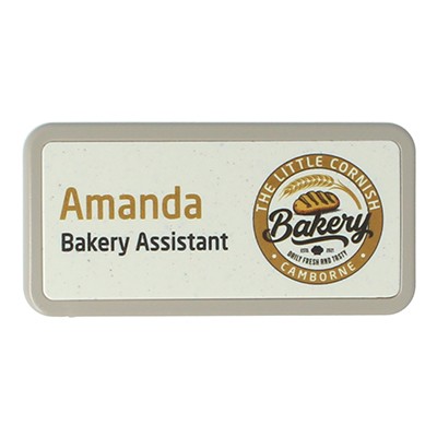 Picture of ECO RECYCLED RECTANGULAR SELECT NAME BADGE
