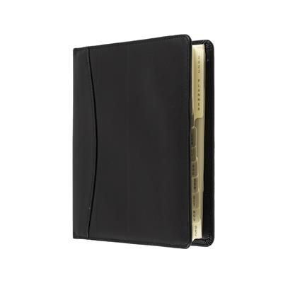 Picture of COLLINS ELITE COMPACT DAY TO PAGE APPOINTMENT DIARY in Black.