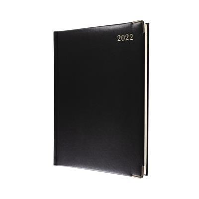 Picture of COLLINS CLASSIC MANAGER DAY TO PAGE APPOINTMENT DIARY in Black