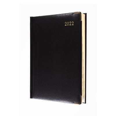 Picture of COLLINS CLASSIC COMPACT DAY TO PAGE APPOINTMENT DIARY in Black