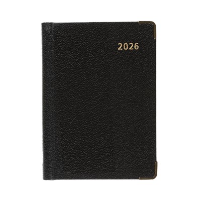 Picture of COLLINS BUSINESS POCKET REGAL WEEK TO VIEW DIARY with Pencil in Black