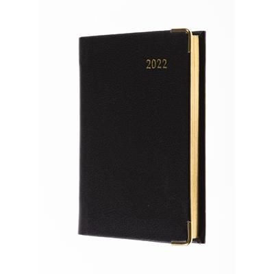 Picture of COLLINS CLASSIC REGAL WEEK TO VIEW DIARY with Pen in Black.