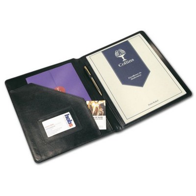 Picture of COLLINS DELUXE PORTFOLIO CONFERENCE FOLDER in Black.