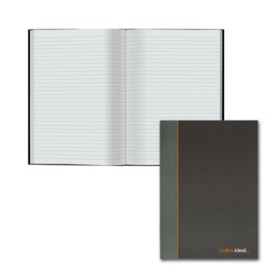 Picture of COLLINS IDEAL A4 FEINT RULED CASE BOUND NOTE BOOK in Black