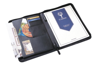 Picture of COLLINS EXECUTIVE CONFERENCE FOLDER in Black