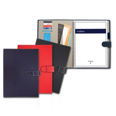 Picture of COLLINS A4 PVC PADFOLIO CONFERENCE FOLDER with Wiro Note Book.