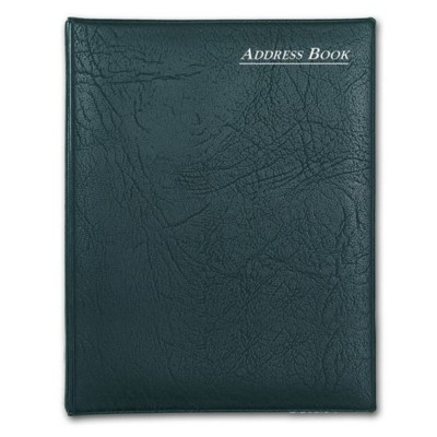 Picture of COLLINS SPIRAL WIRO BOUND ADDRESS BOOK in Black