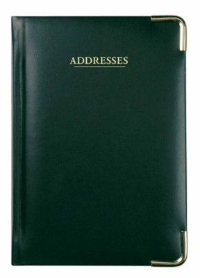 Picture of COLLINS CLASSIC A5 ADDRESS BOOK in Black.