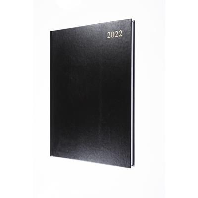Picture of COLLINS ESSENTIAL A4 DAY PAGE DIARY in Black