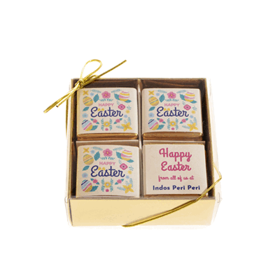 Picture of EASTER 20 NEAPOLITAN CHOCOLATE GIFT BOX with Bow