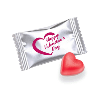 Picture of VALENTINE'S DAY HARIBO JELLY HEART SWEETS.