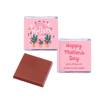 Picture of MOTHER'S DAY NEAPOLITAN CHOCOLATE SQUARE ECO-friendly.