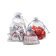Picture of VALENTINES DAY ORGANZA GIFT BAGS with Chocolate or Sweets