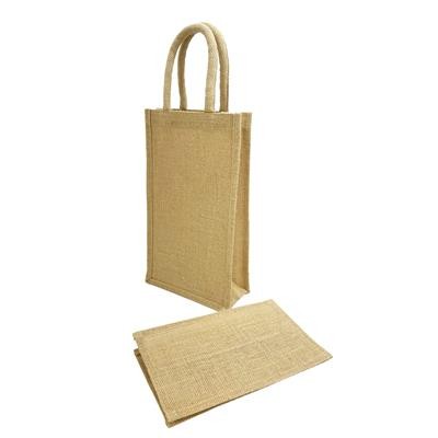 Picture of 2-BOTTLE ECO JUTE WINE BAG STURDY AND SIMPLE GIFT BAG.