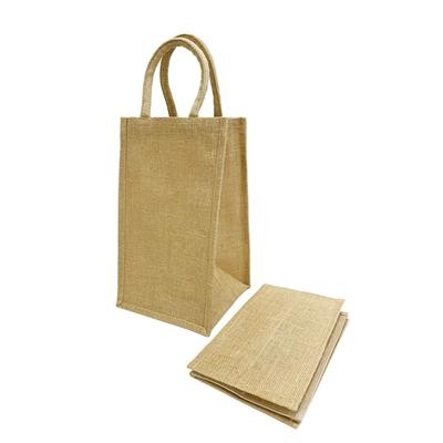 Picture of 4-BOTTLE ECO JUTE WINE BAG STURDY AND SIMPLE GIFT BAG.