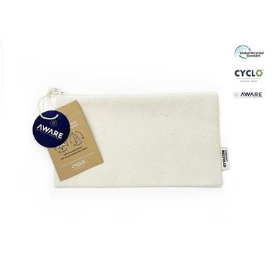 Picture of BUU 10OZ COSMETICS BAG MADE FROM 70% RECYCLED COTTON & 30% RECYCLED POLYESTER(RPET).
