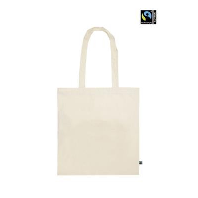 Picture of BWEHA NATURAL FAIRTRADE COTTON ECO SHOPPER 5OZ TOTE BAG with Long Handles