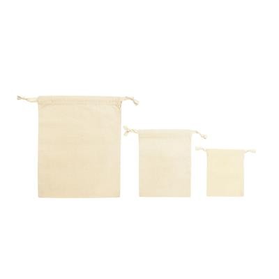 Picture of SMALL, MEDIUM, LARGE 5OZ COTTON DRAWSTRING POUCH