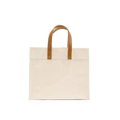 Picture of FUNGO 16OZ 510GSM CANVAS BAG with Leather Handle