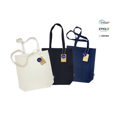 Picture of JODARI 7OZ RECYCLED COTTON & RPET GUSSETED TOTE