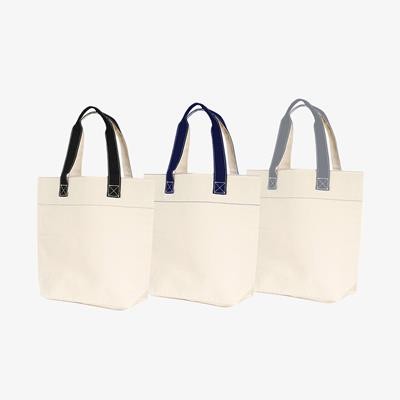 Picture of KAA NATURAL 16OZ CANVAS SHOPPER with Colour Handles