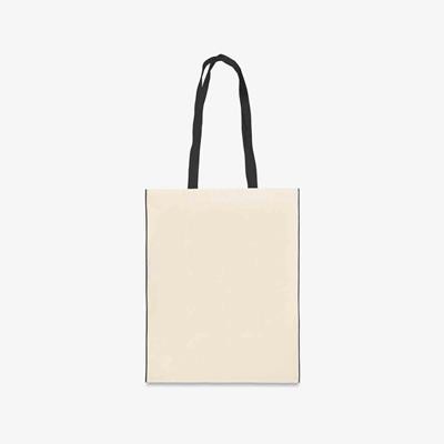 Picture of KASA 5OZ COTTON SHOPPER with Black Handles & Trim