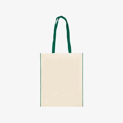 Picture of KASA 5OZ COTTON SHOPPER with Green Handles & Trim