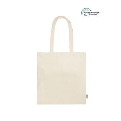 Picture of KOO 100% RECYCLED COTTON ECO SHOPPER 5OZ TOTE BAG with Long Handles