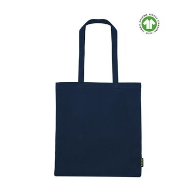 Picture of KUNGWI FC 100% ORGANIC CANVAS ECO NAVY SHOPPER 10OZ TOTE BAG