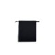 LARGE BLACK 5OZ COTTON DRAWSTRING POUCH image 2