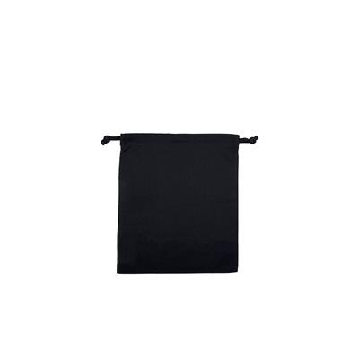 Picture of LARGE BLACK 5OZ COTTON DRAWSTRING POUCH