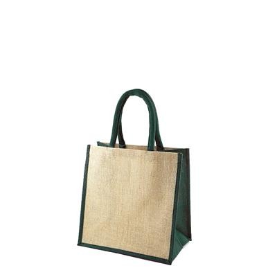 Picture of MAMBA CT GREEN 100% ECO MEDIUM LAMINATED JUTE BAG.