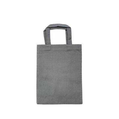 Picture of MINI COTTON FC GREY 100% ECO COTTON DYED 5OZ BAG with Short Handles