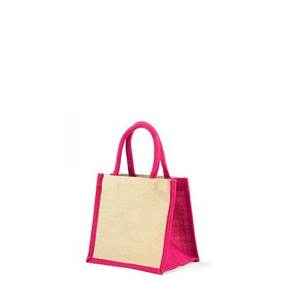 Picture of MINI JUKO PINK 100% ECO LAMINATED JUTTON BAG