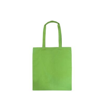 Picture of MONDO PALE GREEN 100% COTTON ECO SHOPPER 5OZ TOTE BAG with Long Handles.