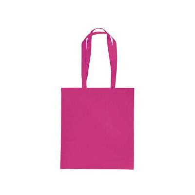 Picture of MONDO PINK 100% COTTON ECO SHOPPER 5OZ TOTE BAG with Long Handles.