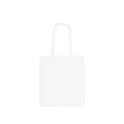 Picture of MONDO WHITE 100% COTTON ECO SHOPPER 5OZ TOTE BAG with Long Handles.