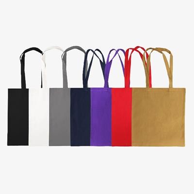 Picture of NYOKA 8OZ DYED CANVAS SHOPPER TOTE BAG with Long Handles