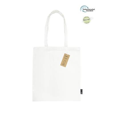 Picture of NINGA AWARD-WINNING WHITE ECO SHOPPER 5OZ TOTE BAG.