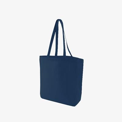 Picture of POFU FC NAVY 10OZ CANVAS SHOPPER with Full Gusset