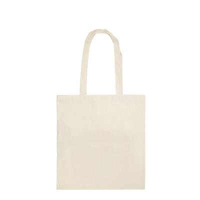 Picture of PAKA NATURAL 100% COTTON ECO SHOPPER 5OZ TOTE BAG with Long Handles.